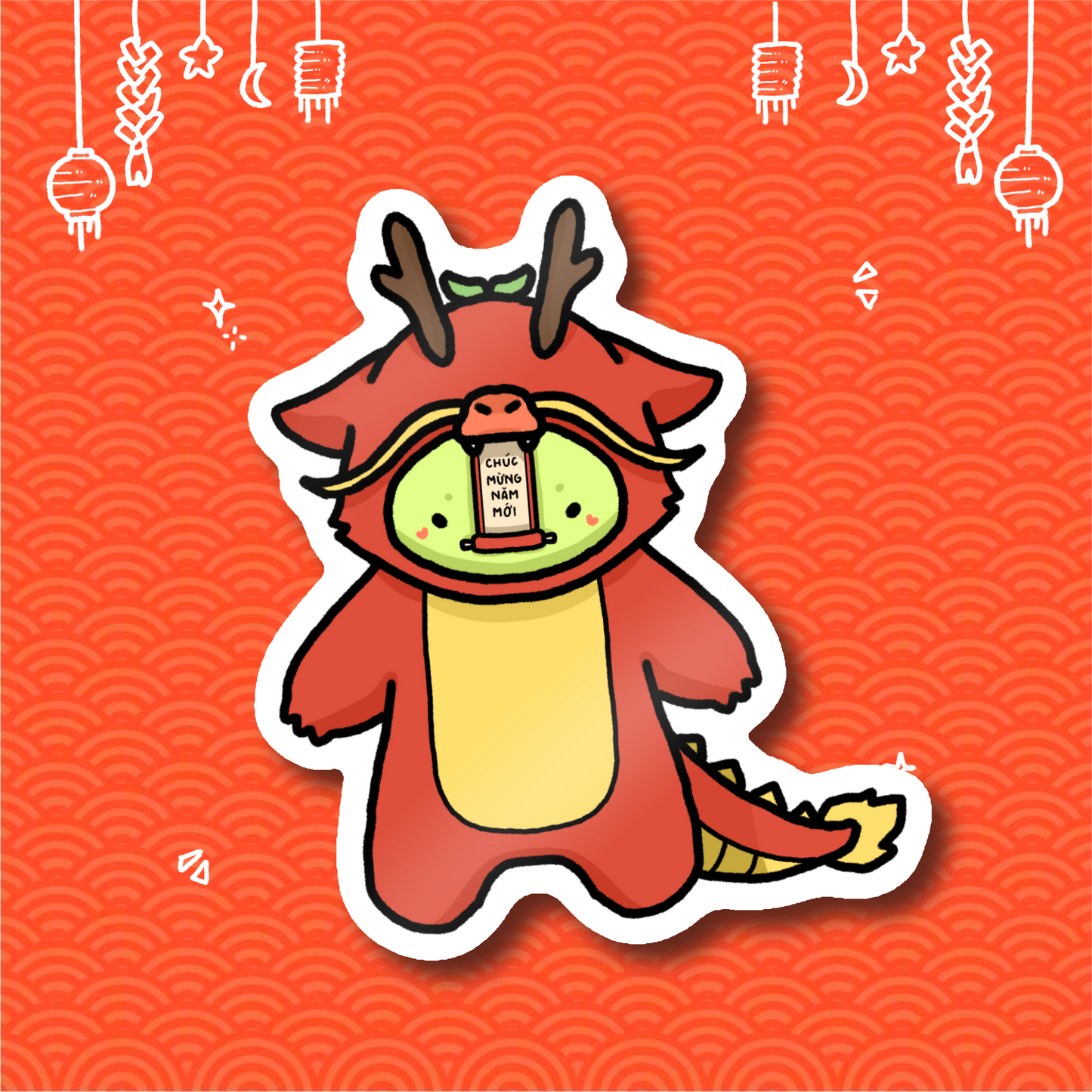 "year of the dragon" sticker