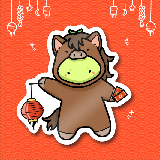 2026 "year of the horse" sticker ₊˚⊹♡