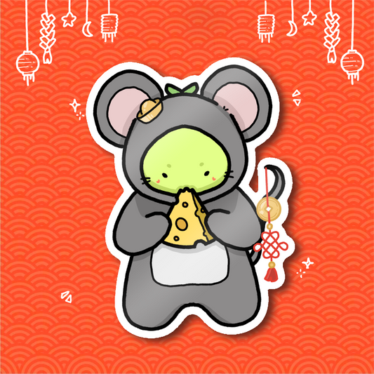 "year of the rat" sticker
