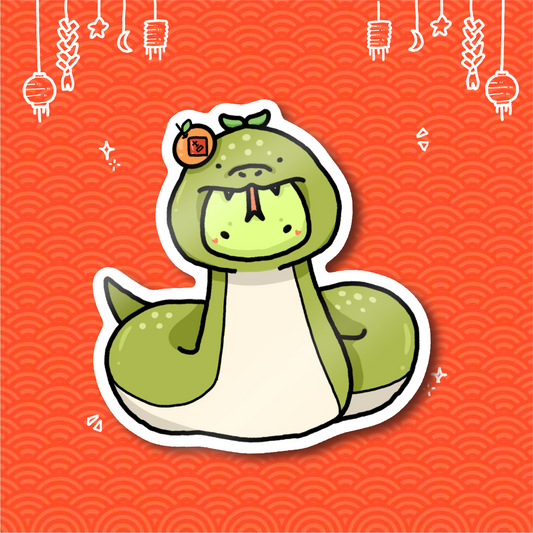 "year of the snake" sticker