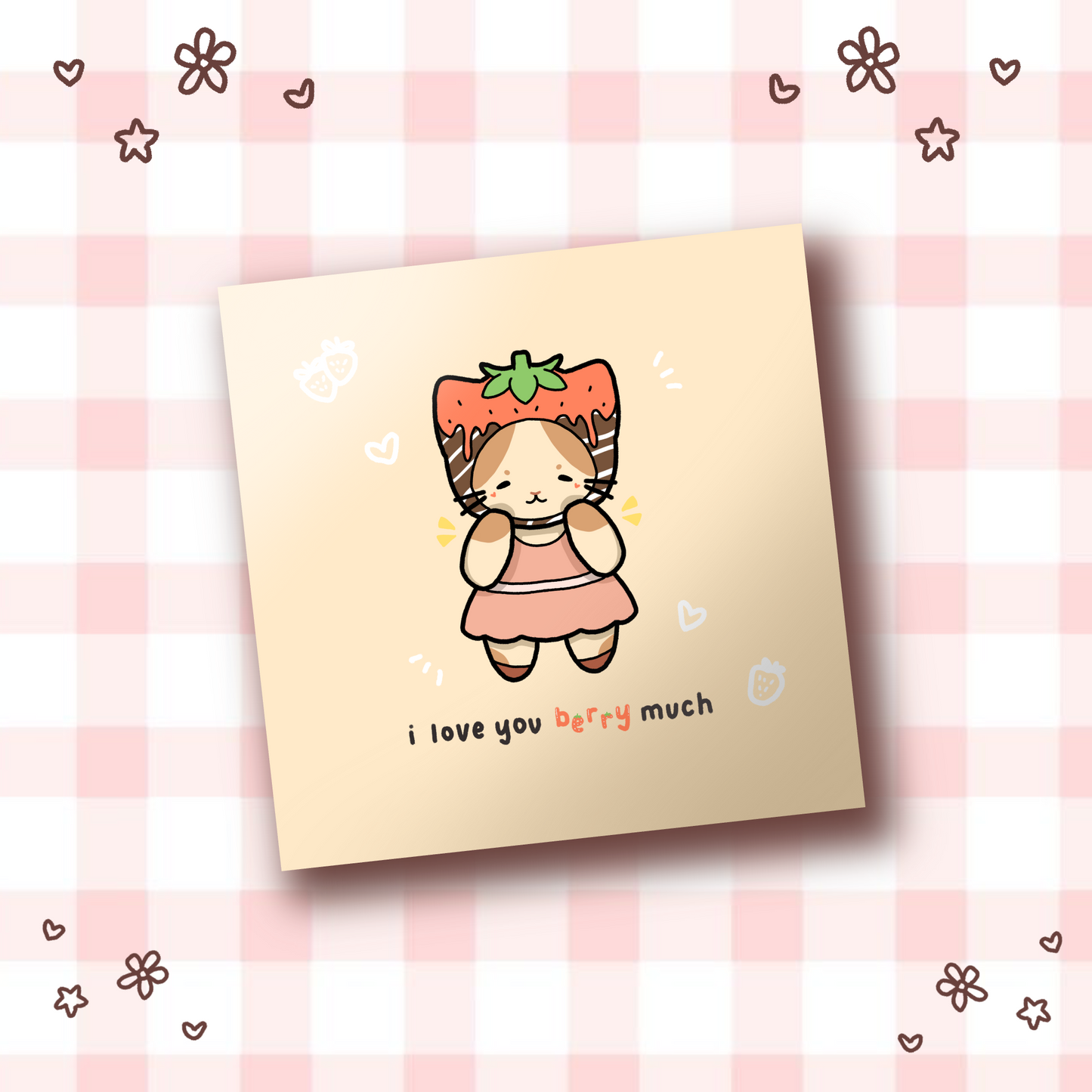 "ily berry much" print